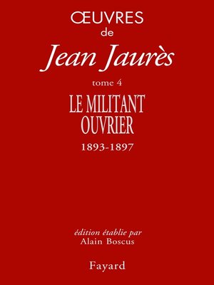 cover image of Oeuvres tome 4